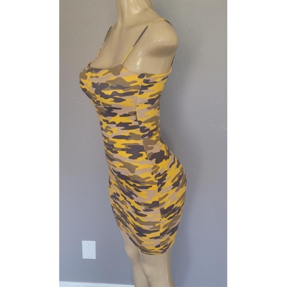 Camo Print Bodycon Dress